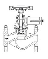 AW 33215 Quick-closing Valve, springloaded, straight pattern, hydr./pn. operation, fire safe