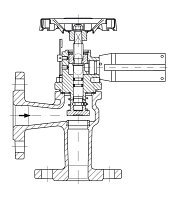 AW 33574 Quick-closing Valve, springloaded, angle pattern, electrical operation